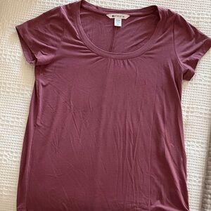 Athleta Women's Mauve Short Sleeve Tee